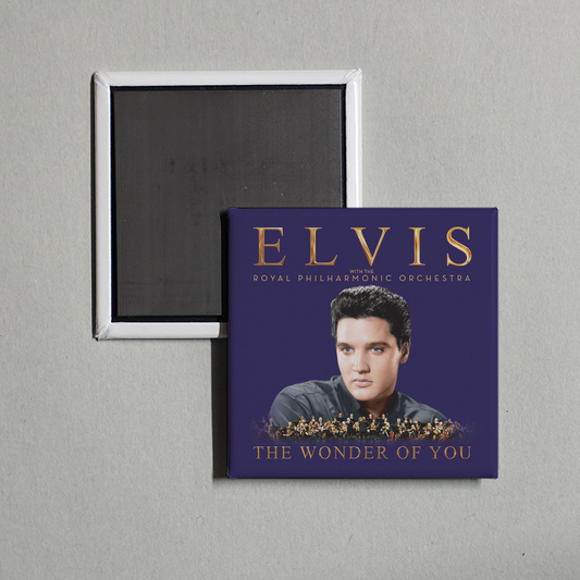 Elvis Presley - The Wonder of You Elvis Presley with the Royal Philharmonic Orchestra Album Cover Fridge Magnet
