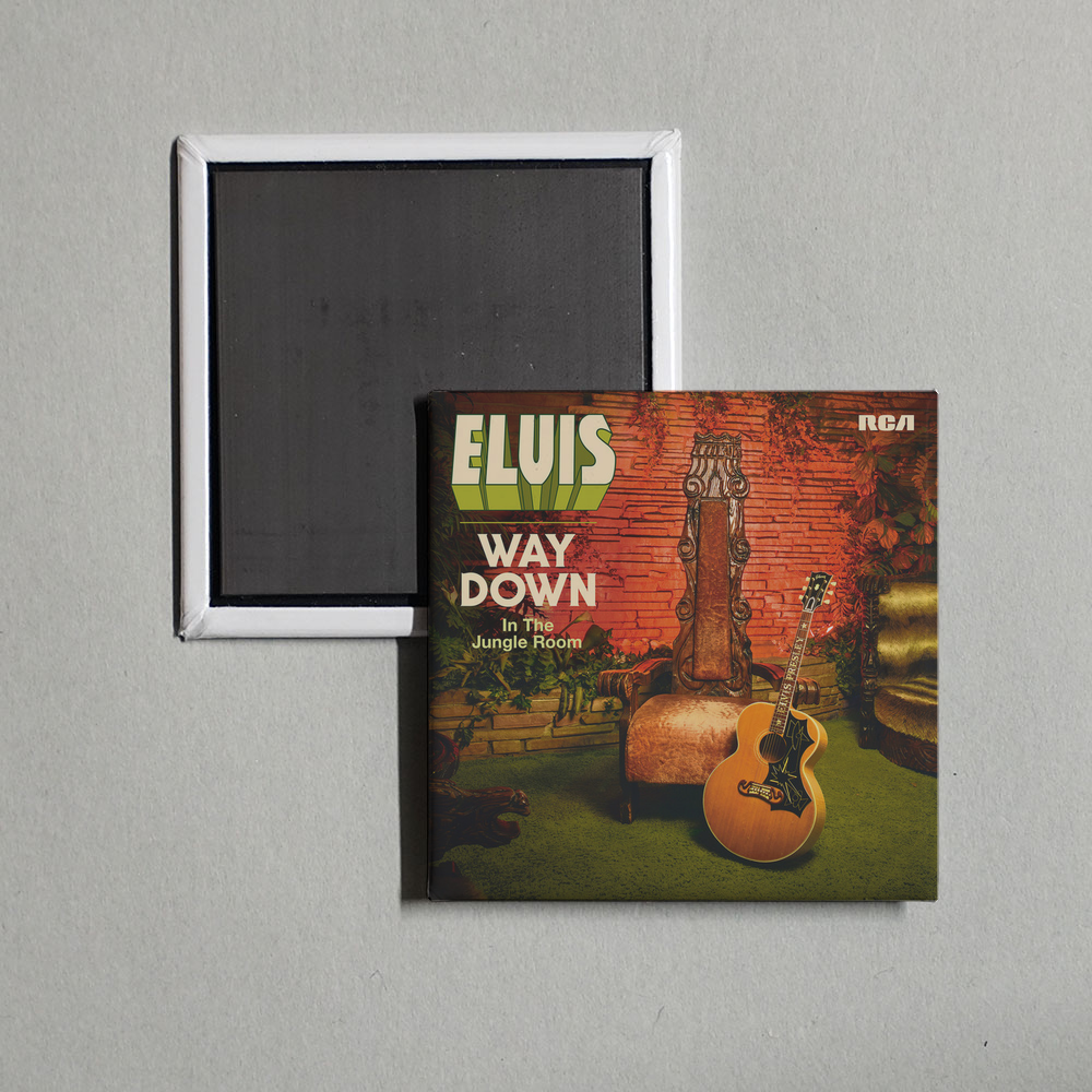 Elvis Presley - Way Down in the Jungle Room Album Cover Fridge Magnet