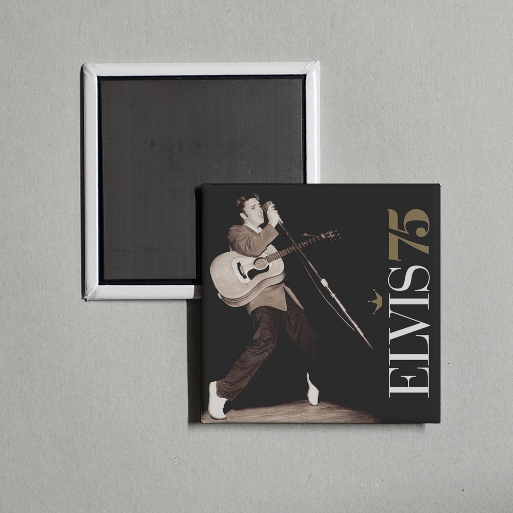 Elvis Presley - elvis 75 Good Rockin Tonight Album Cover Fridge Magnet
