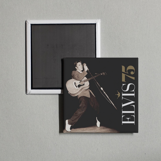 Elvis Presley - elvis 75 Good Rockin Tonight Album Cover Fridge Magnet