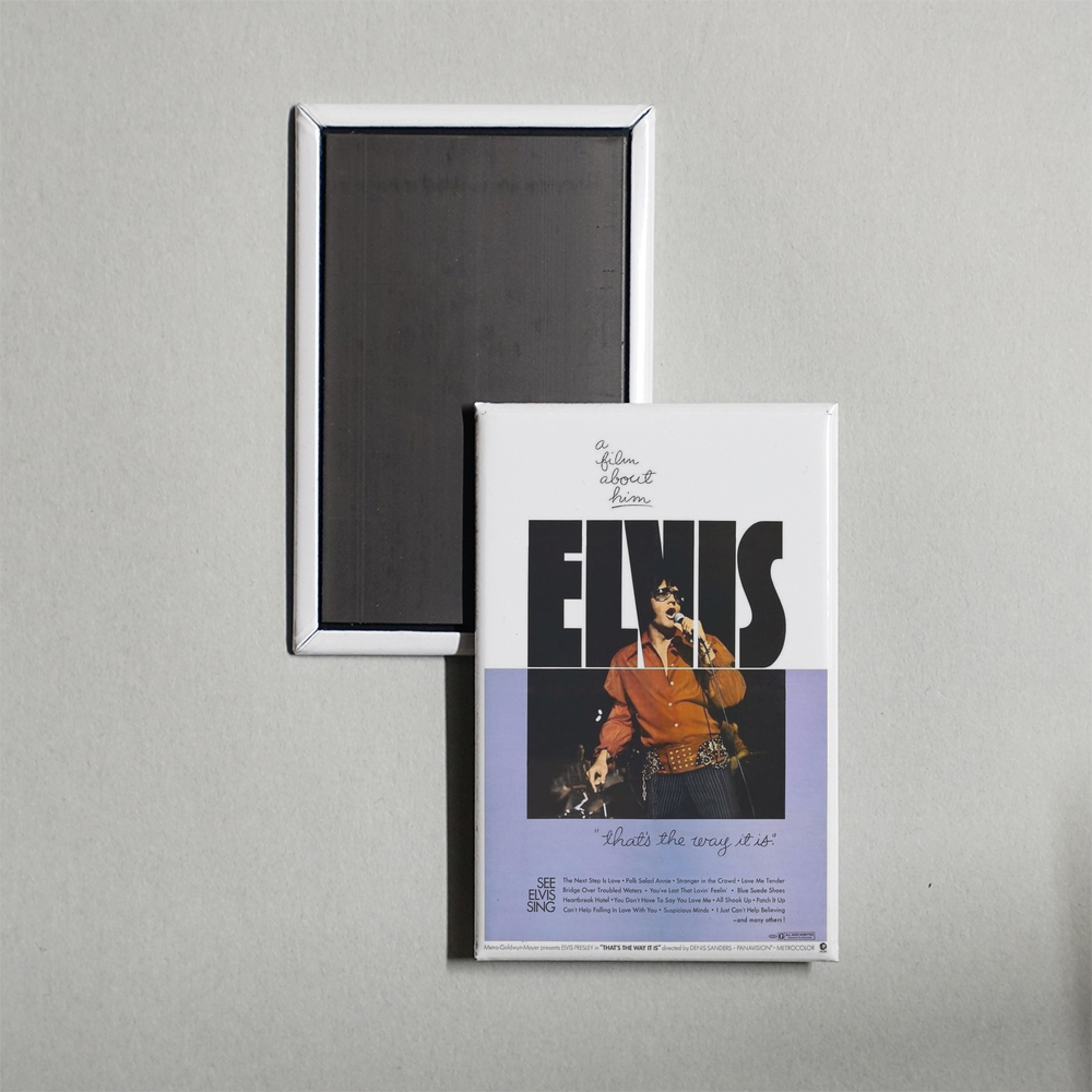 Elvis That's the Way It Is Mini Movie Fridge Magnet