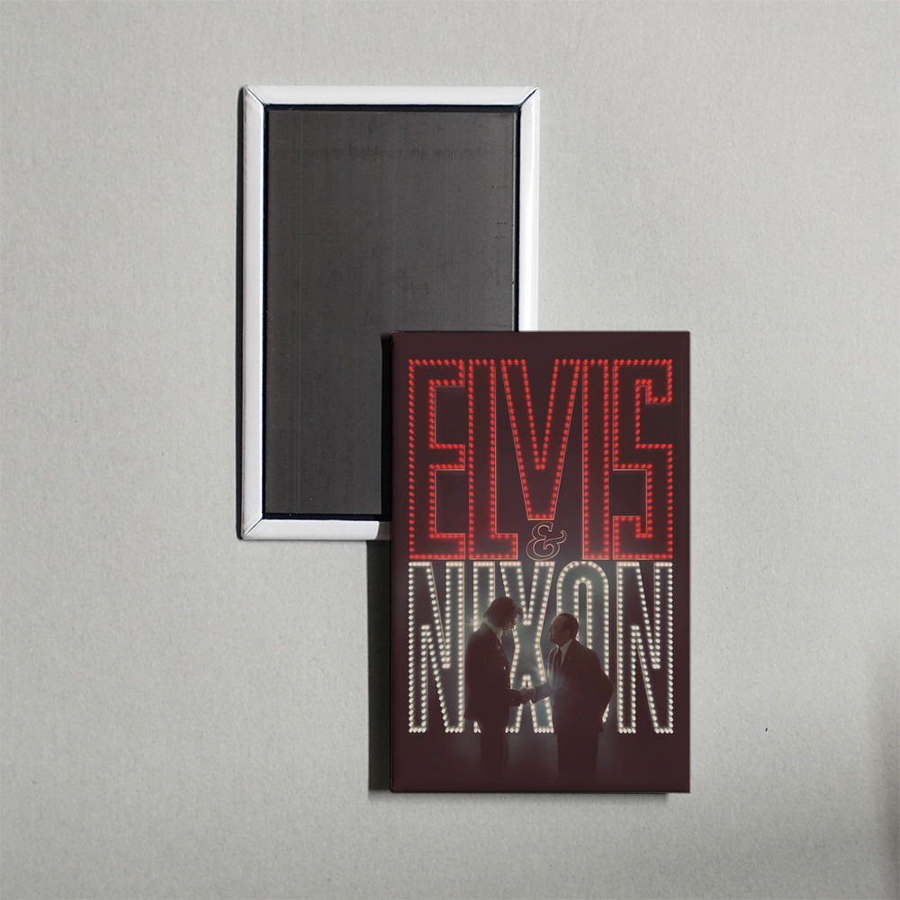 Elvis & Nixon Mini Movie Fridge Magnet