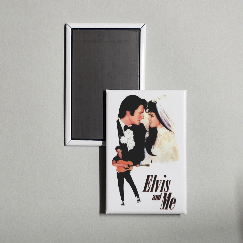Elvis and Me TV Show Fridge Magnet