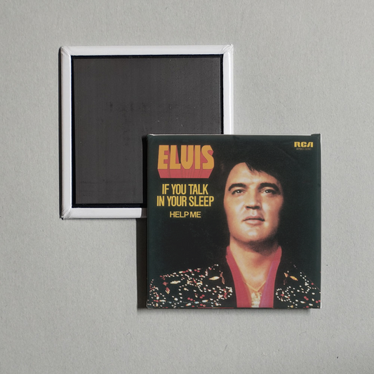Elvis Presley - If You Talk In Your Sleep Album Cover Fridge Magnet