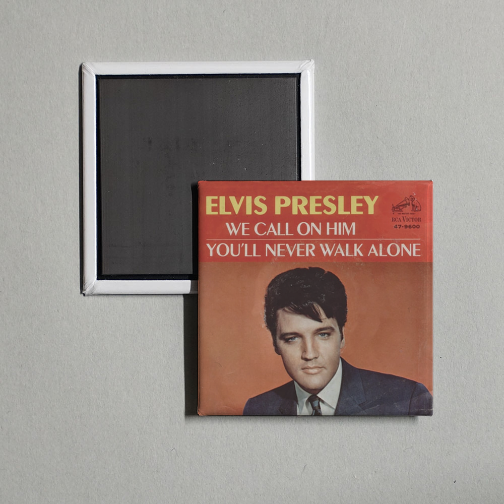 Elvis Presley - We Call on Him Album Cover Fridge Magnet