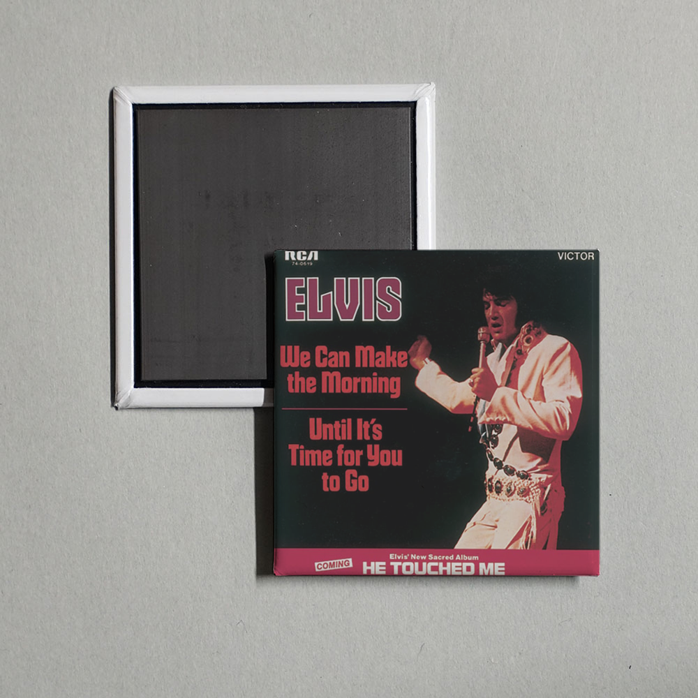Elvis Presley - We Can Make the Morning Album Cover Fridge Magnet