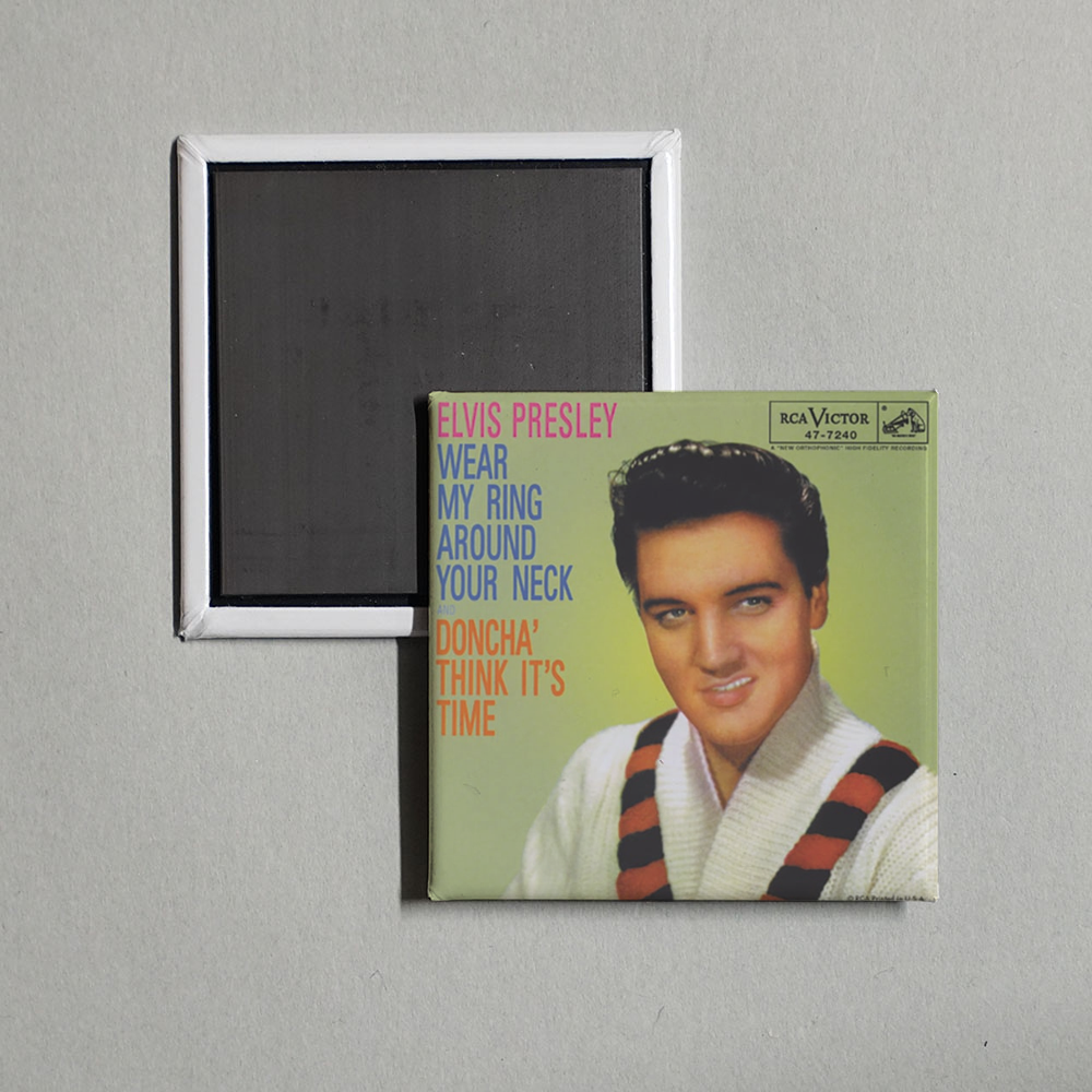 Elvis Presley - Wear My Ring Around Your Neck Album Cover Fridge Magnet