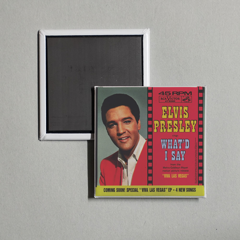 Elvis Presley - What'd I Say Album Cover Fridge Magnet