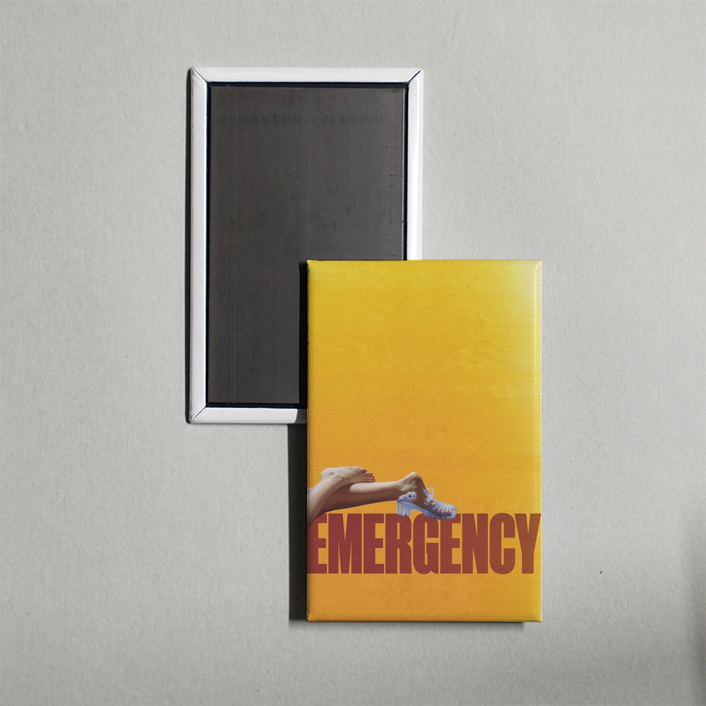 Emergency Mini Movie Fridge Magnet
