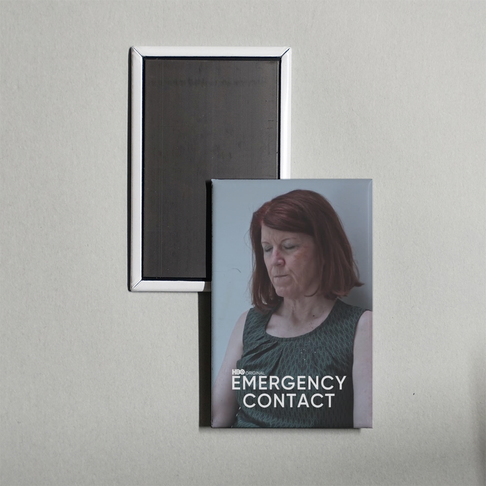 Emergency Contact Mini Movie Fridge Magnet