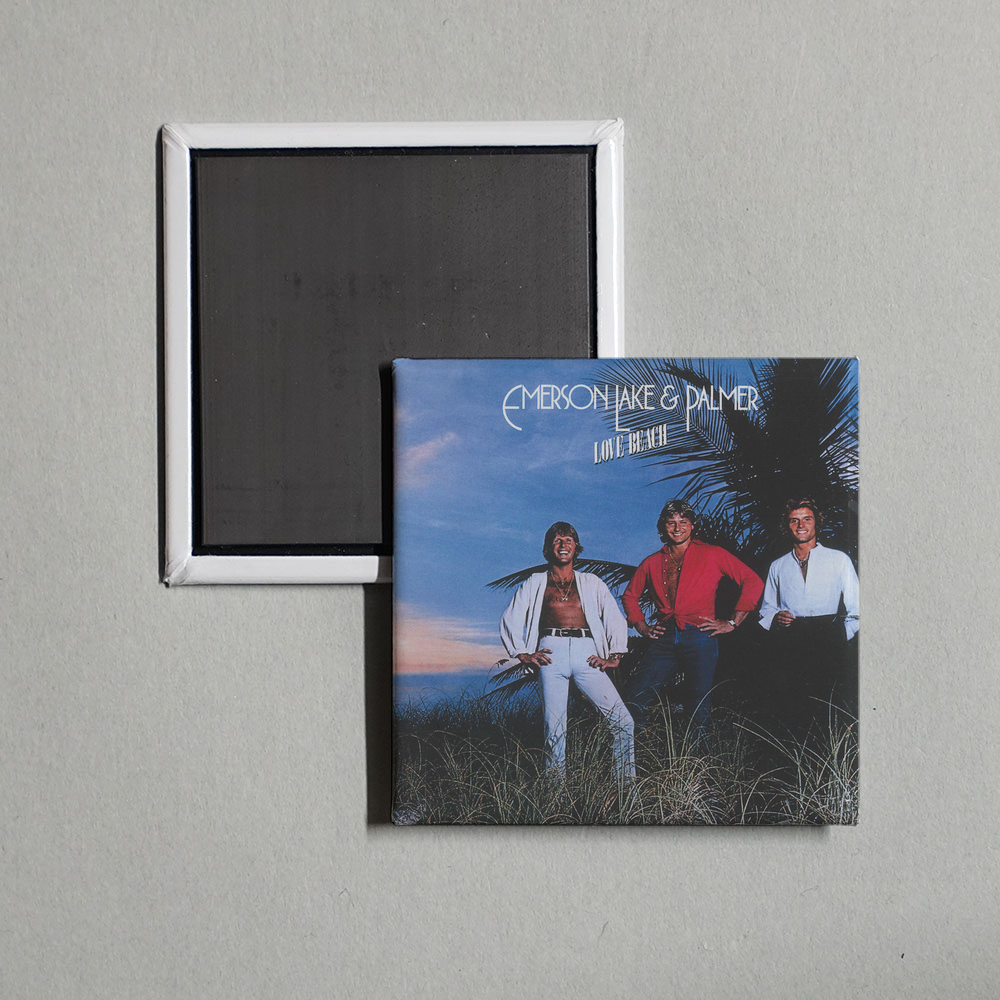 Emerson, Lake & Palmer - Love Beach Album Cover Fridge Magnet