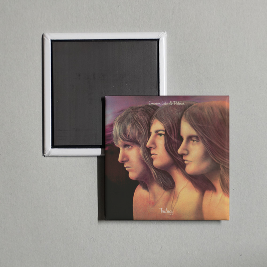 Emerson, Lake & Palmer - Trilogy Album Cover Fridge Magnet