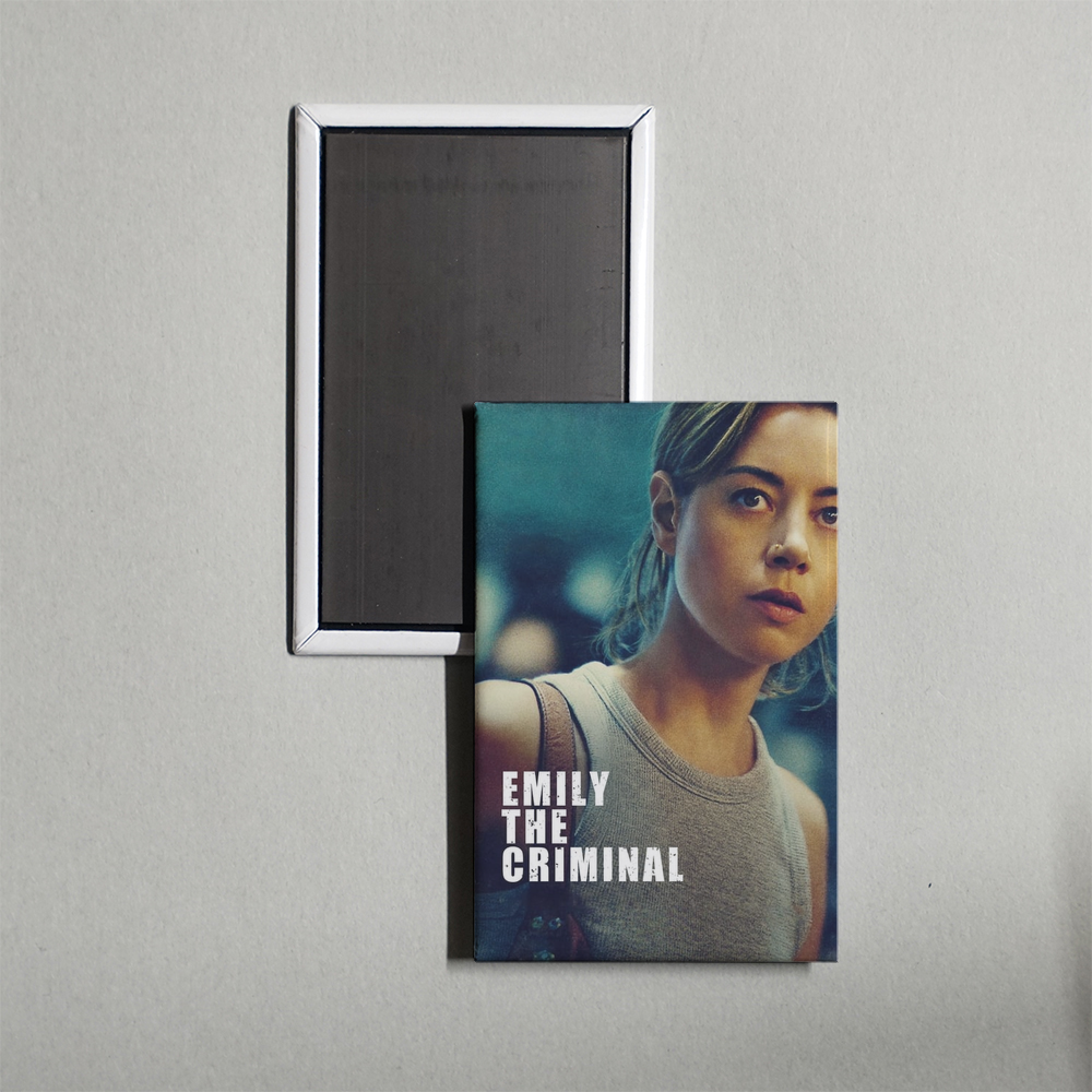 Emily the Criminal Mini Movie Fridge Magnet
