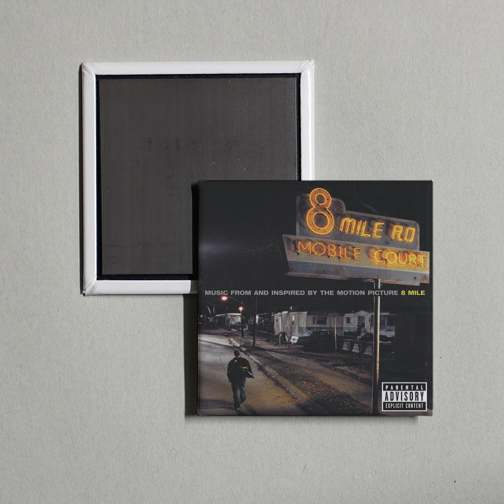 Eminem - 8 Mile Soundtrack Album Cover Fridge Magnet