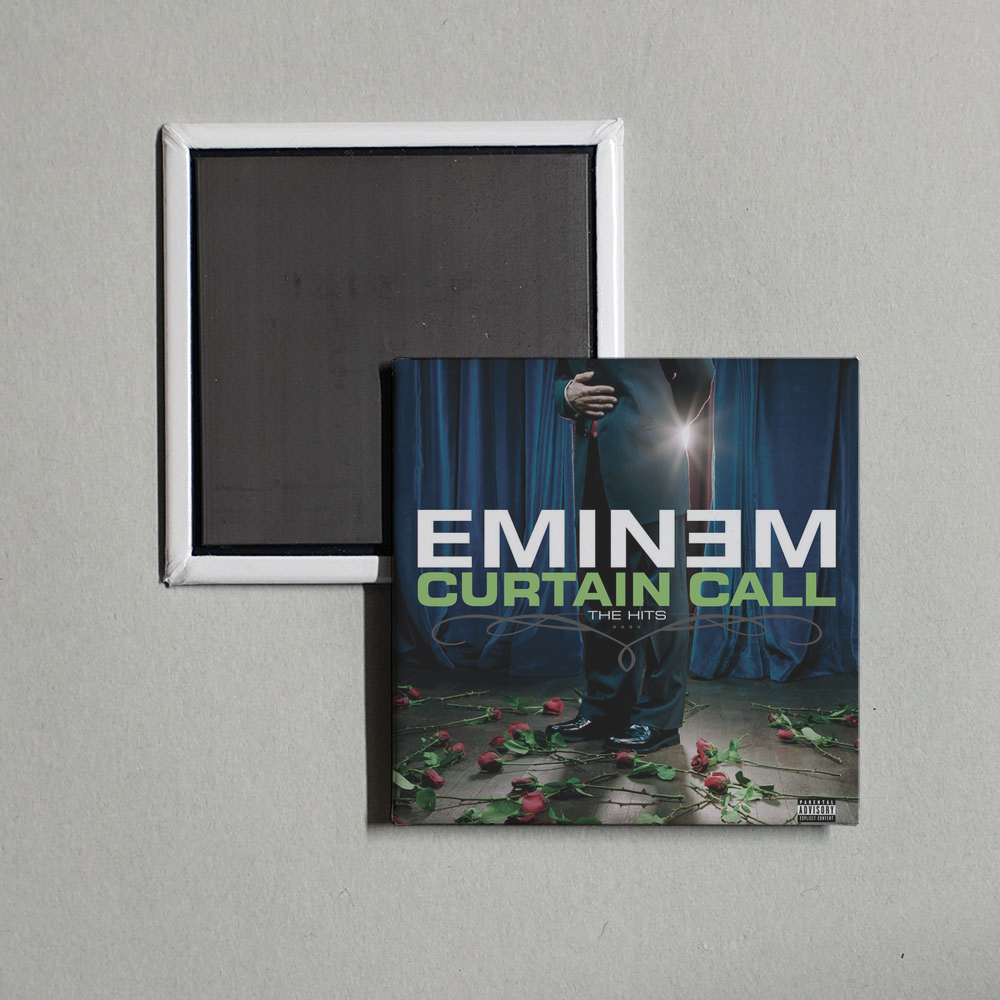 Eminem - Curtain Call The Hits (Deluxe Edition) Album Cover Fridge Magnet