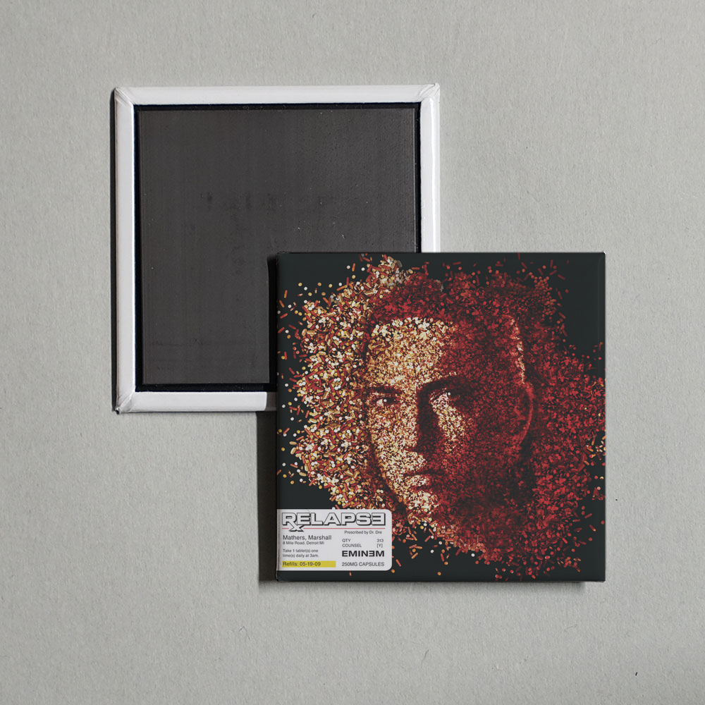 Eminem - Relapse Album Cover Fridge Magnet