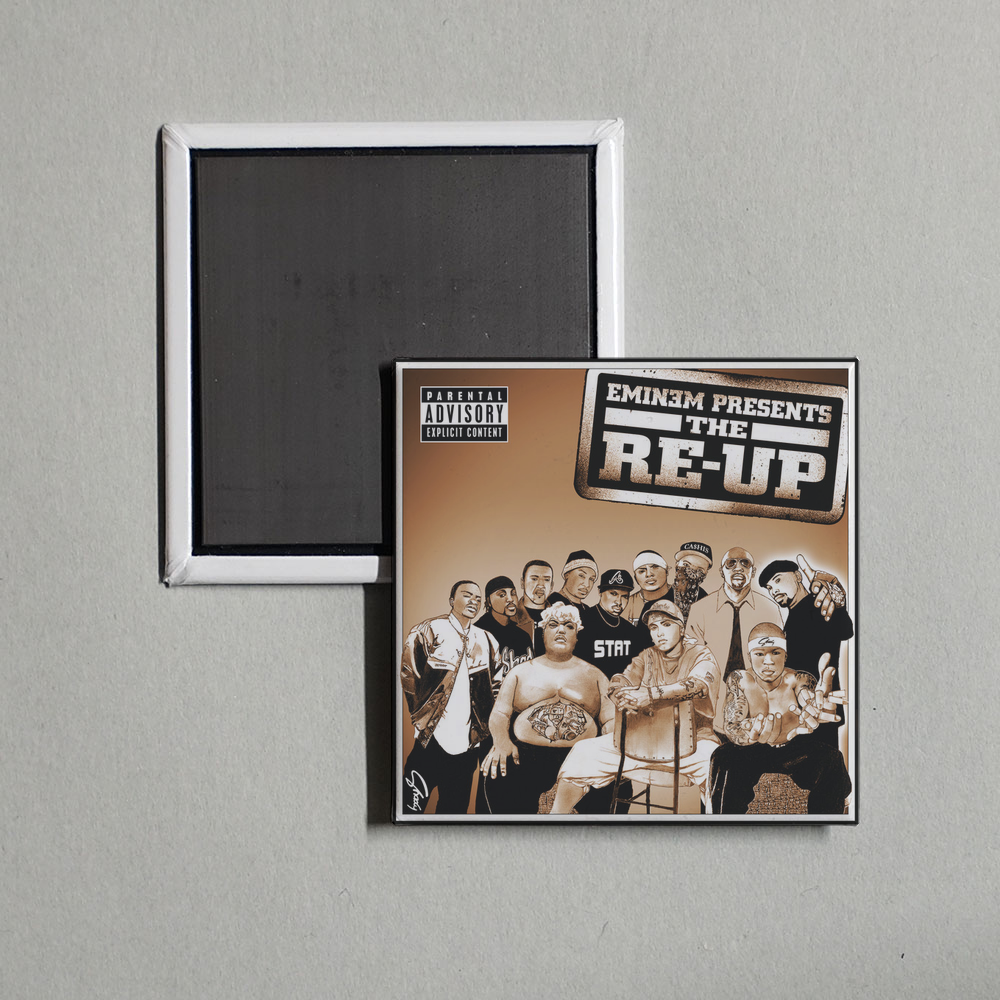 Eminem - The RE-UP Album Cover Fridge Magnet
