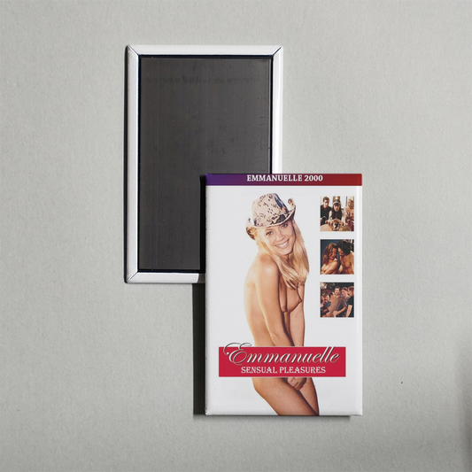 Emmanuelle 2000 Emmanuelle's Sensual Pleasure Mini Movie Fridge Magnet