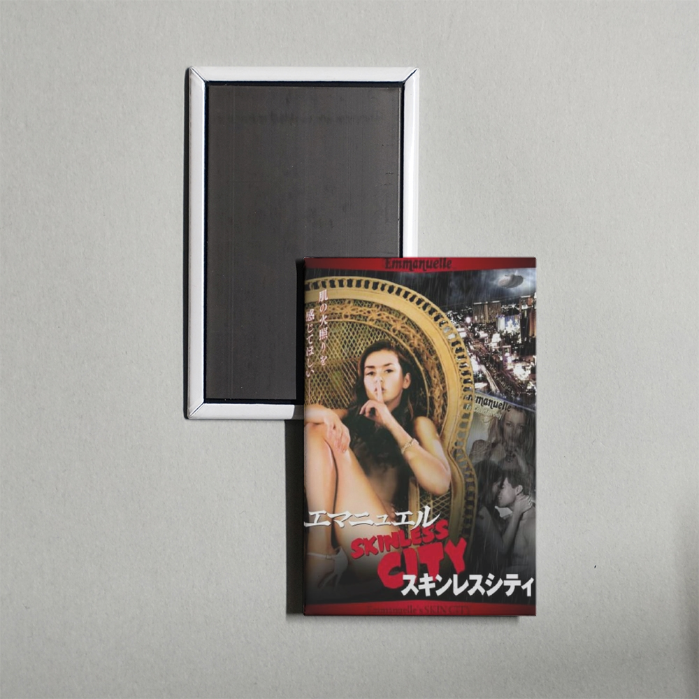 Emmanuelle Through Time Emmanuelle's Skin City Mini Movie Fridge Magnet