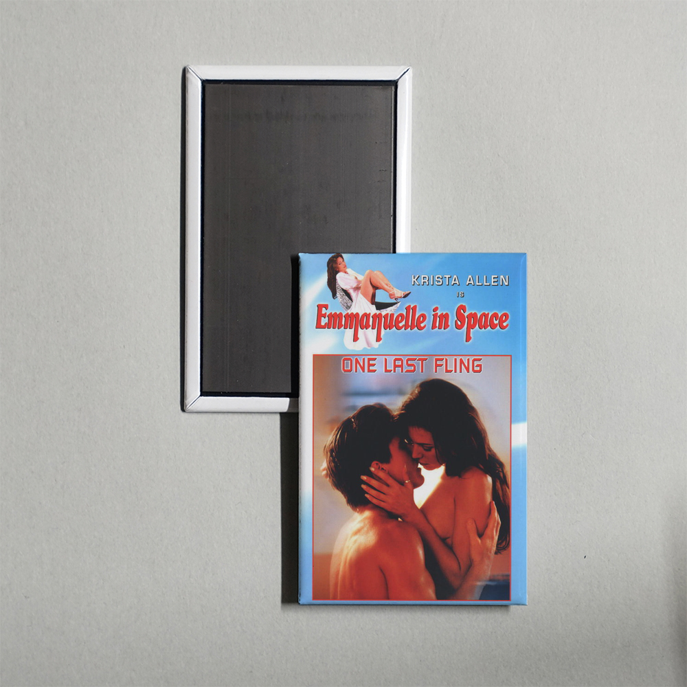 Emmanuelle in Space 6 One Last Fling Mini Movie Fridge Magnet