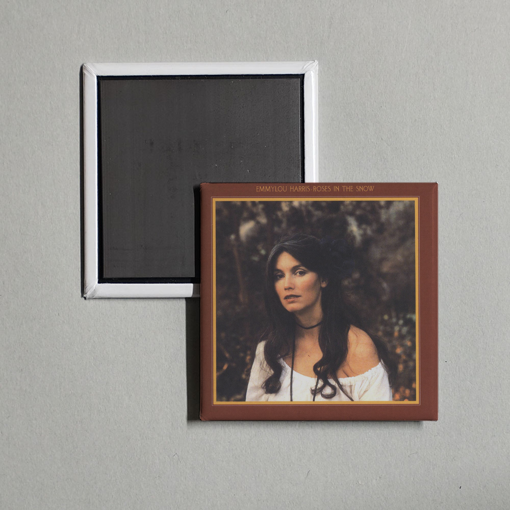 Emmylou Harris - Roses in the Snow (Deluxe Edition) Album Cover Fridge Magnet
