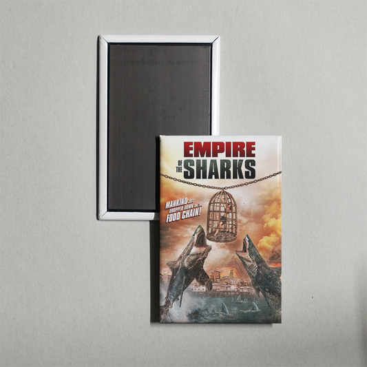 Empire of the Sharks Mini Movie Fridge Magnet