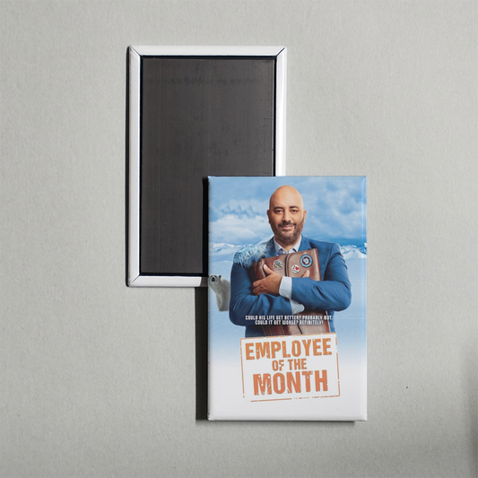 Employee of the Month Mini Movie Fridge Magnet