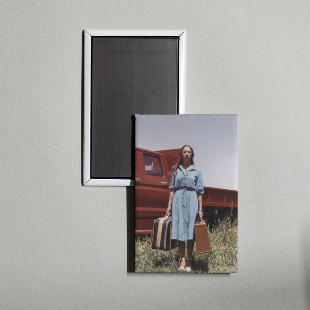 Empty Suitcases Mini Movie Fridge Magnet