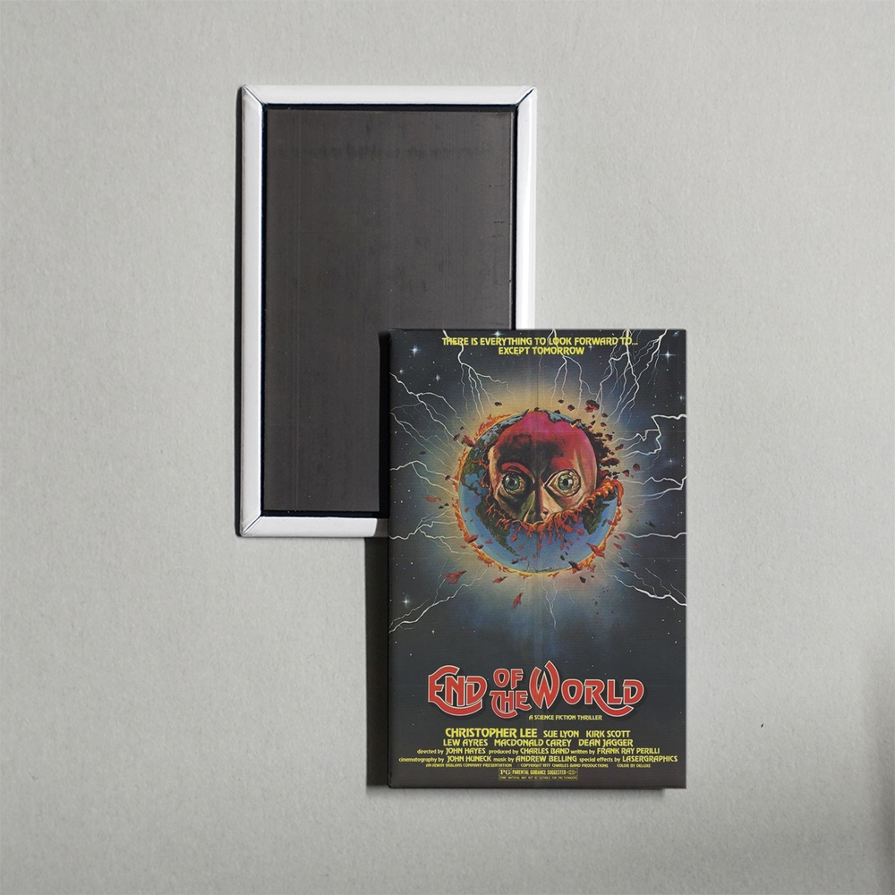 End of the World Mini Movie Fridge Magnet