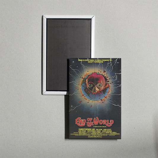 End of the World Mini Movie Fridge Magnet