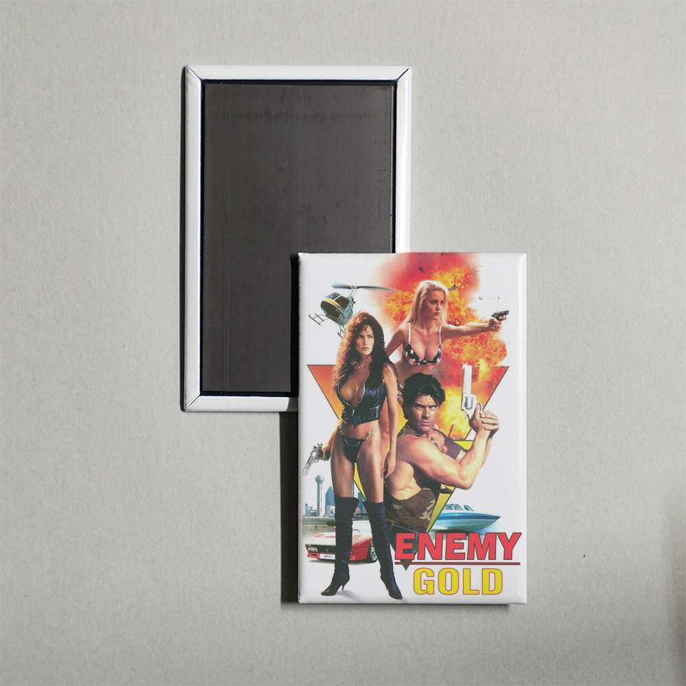 Enemy Gold Mini Movie Fridge Magnet