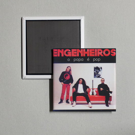 Engenheiros Do Hawaii - O Papa É Pop Album Cover Fridge Magnet