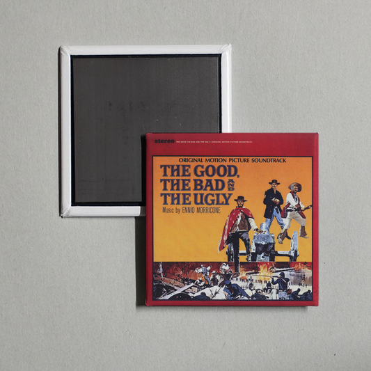 Ennio Morricone - The Good, The Bad And The Ugly [Original Motion Picture Soundtrack  (Remastered & Expanded)] Album Cover Fridge Magnet