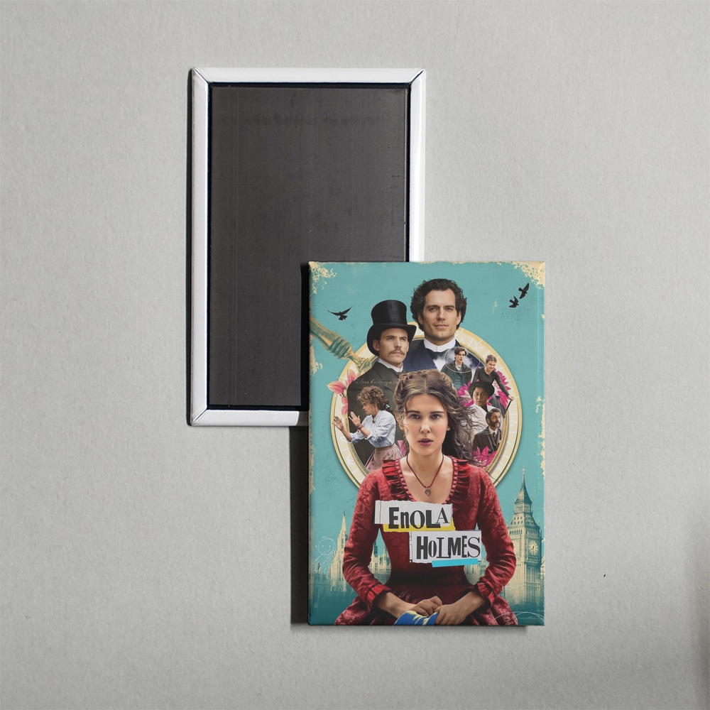 Enola Holmes Mini Movie Fridge Magnet