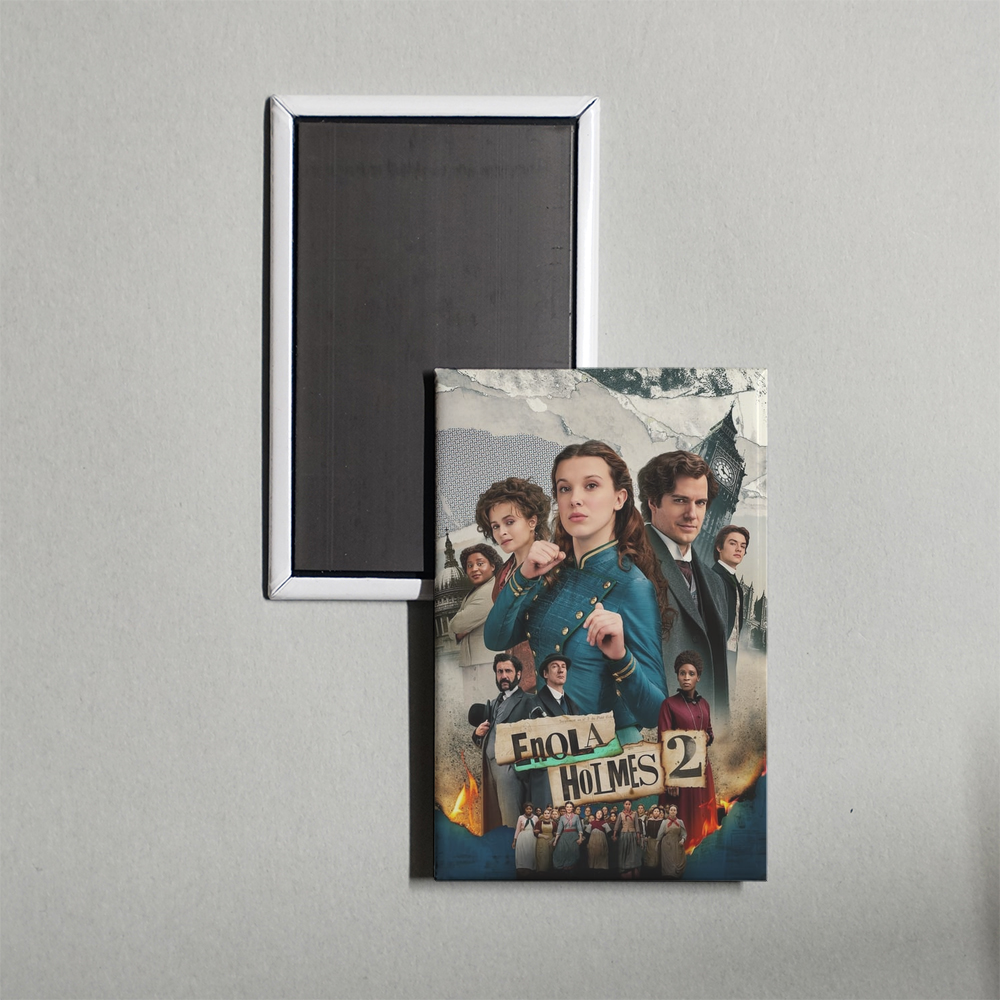 Enola Holmes 2 Mini Movie Fridge Magnet