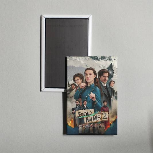 Enola Holmes 2 Mini Movie Fridge Magnet
