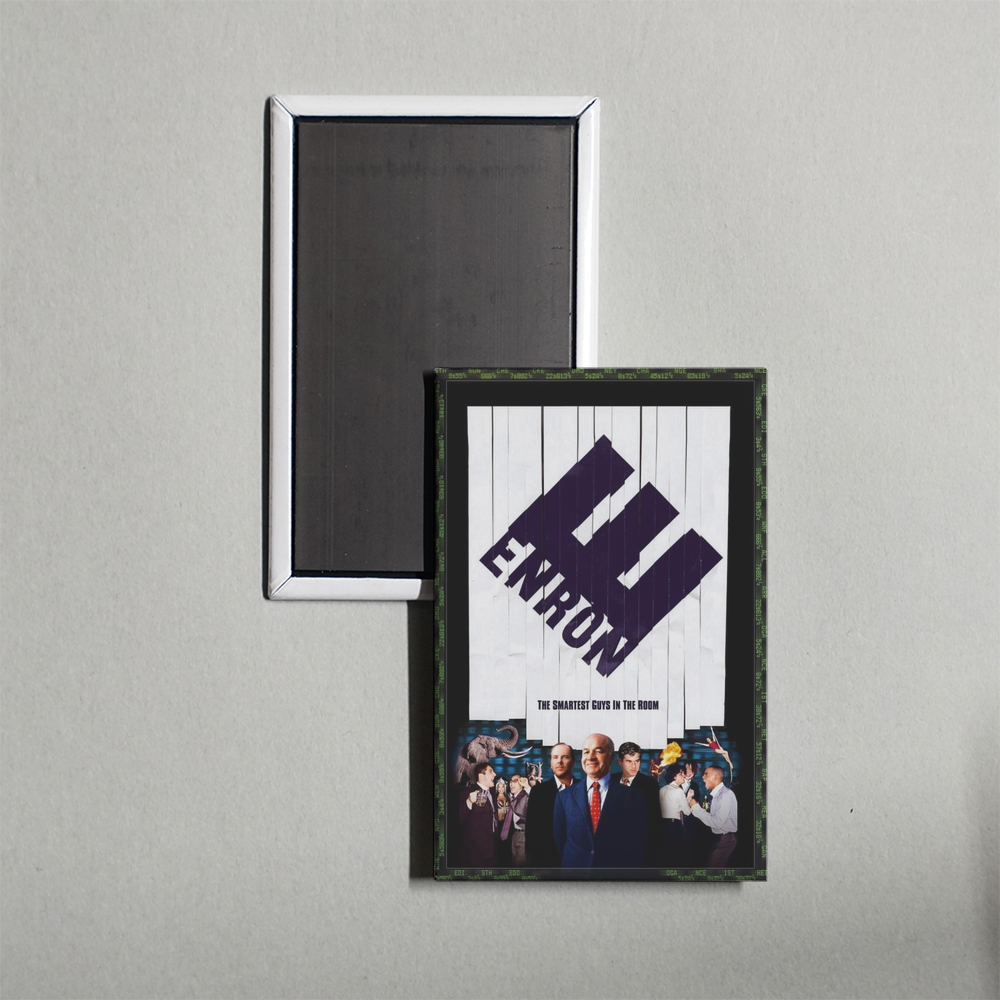 Enron The Smartest Guys in the Room Mini Movie Fridge Magnet