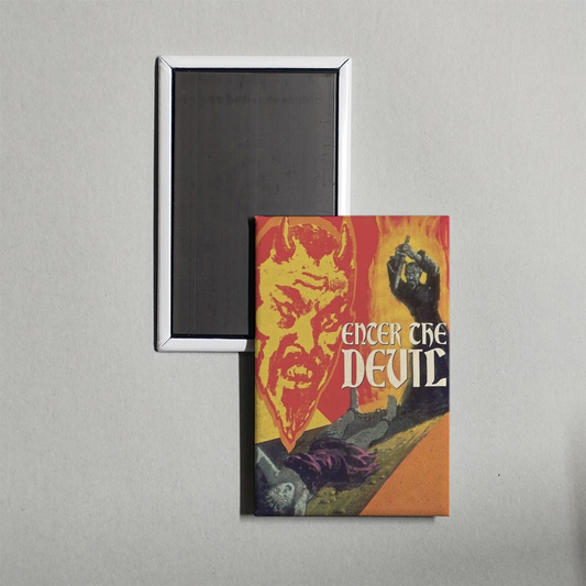 Enter the Devil Mini Movie Fridge Magnet