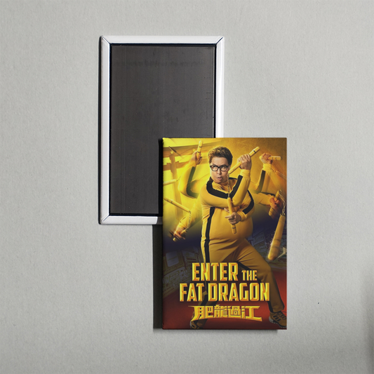 Enter the Fat Dragon Mini Movie Fridge Magnet
