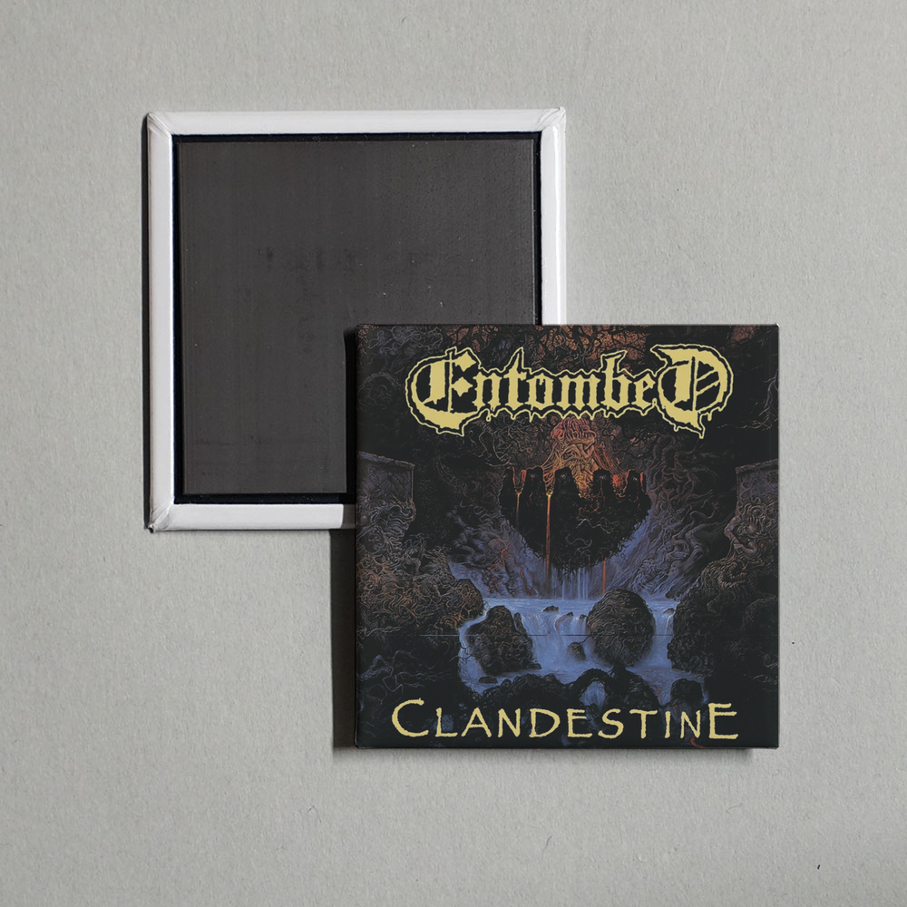 Entombed - Clandestine Album Cover Fridge Magnet