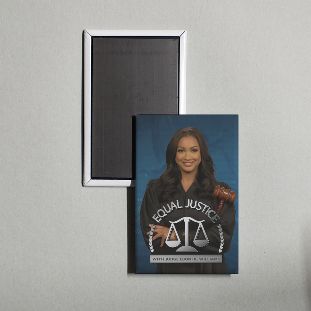 Equal Justice with Judge Eboni K. Williams TV Show Fridge Magnet