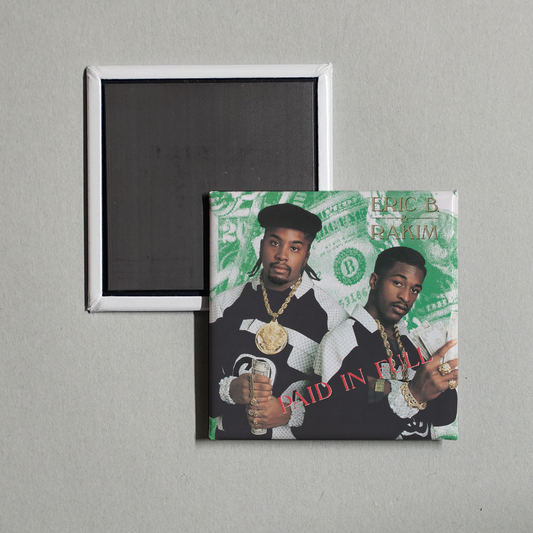 Eric B. & Rakim - Paid In Full Album Cover Fridge Magnet