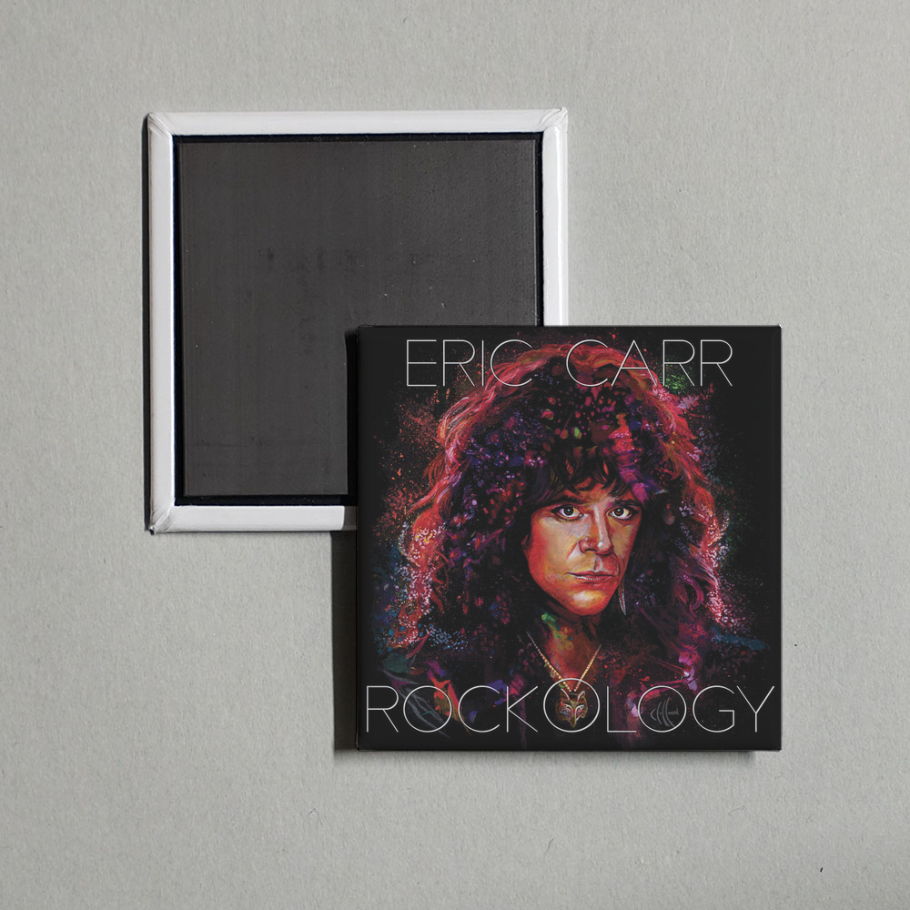 Eric Carr - Rockology Album Cover Fridge Magnet