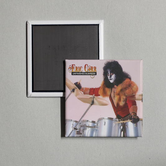 Eric Carr - Unfinished Business Album Cover Fridge Magnet