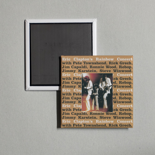 Eric Clapton - Eric Clapton's Rainbow Concert Album Cover Fridge Magnet