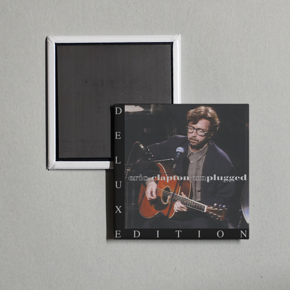 Eric Clapton - Unplugged (Deluxe Edition) (Live) Album Cover Fridge Magnet