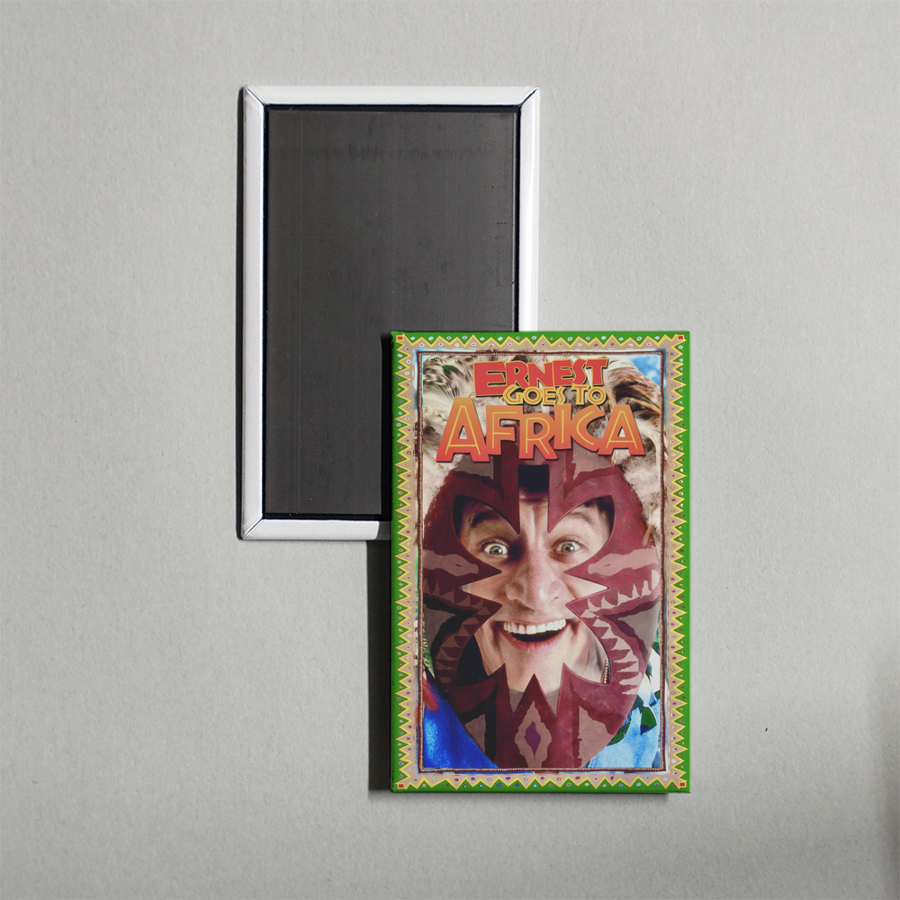 Ernest Goes to Africa Mini Movie Fridge Magnet