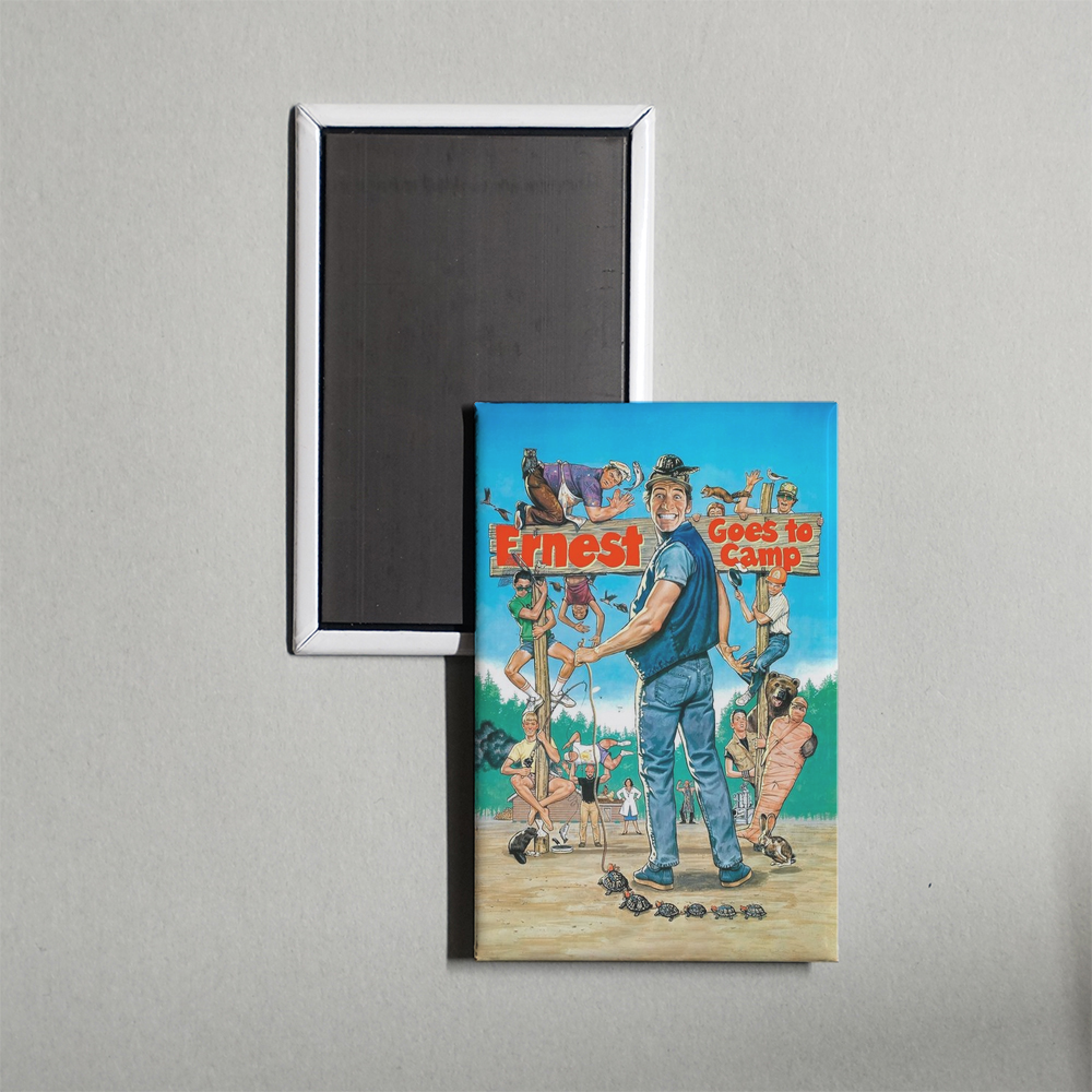Ernest Goes to Camp Mini Movie Fridge Magnet