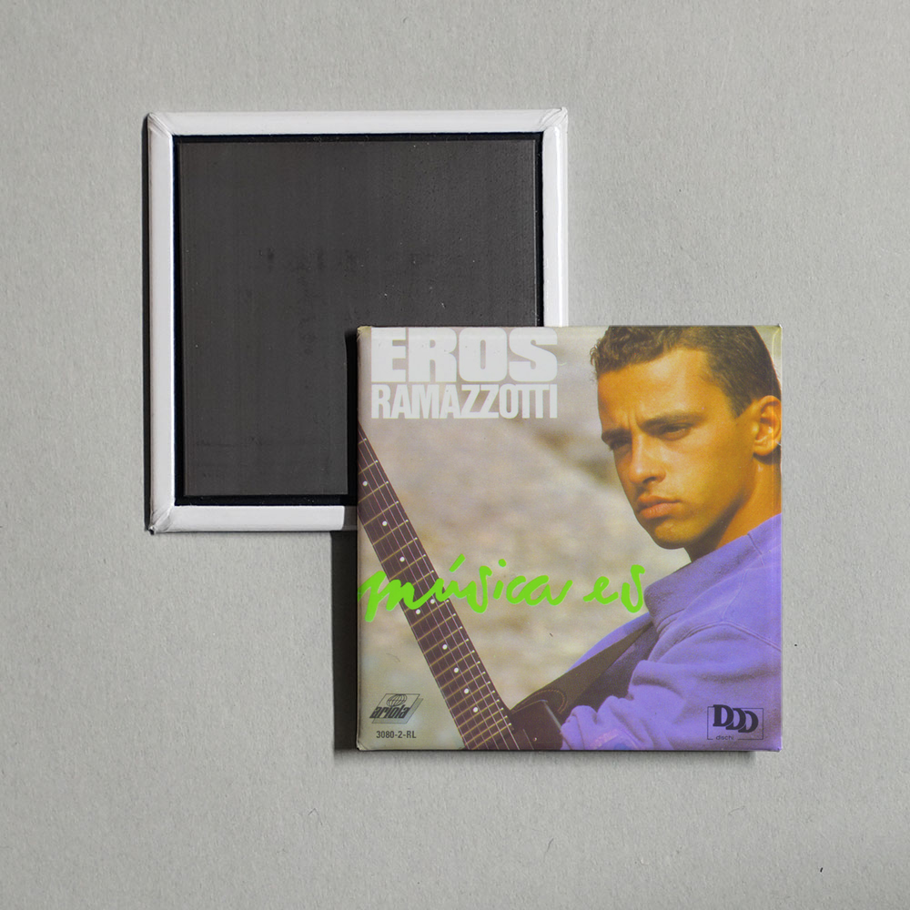 Eros Ramazzotti - Musica Es Album Cover Fridge Magnet