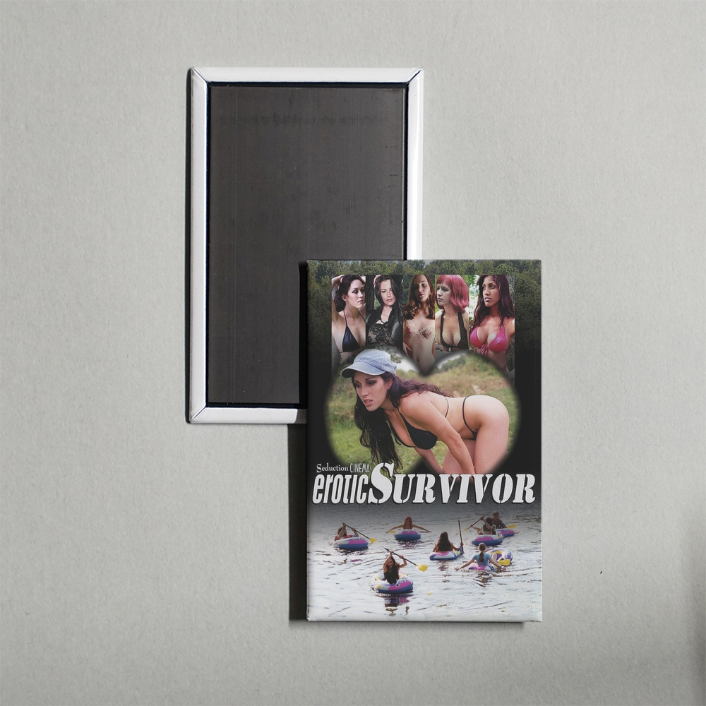 Erotic Survivor Mini Movie Fridge Magnet